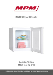 Instrukcja MPM MPM-46-ZS-01B Zamrażarka