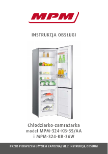 Instrukcja MPM MPM-324-KB-36W Lodówko-zamrażarka