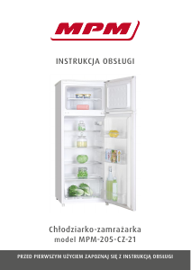 Instrukcja MPM MPM-205-CZ-21 Lodówko-zamrażarka