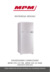 Instrukcja MPM MPM-125-CZ-11H Lodówko-zamrażarka