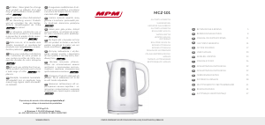 Instrukcja MPM MCZ-101 Czajnik