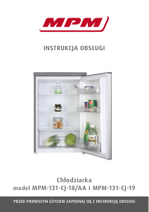 Instrukcja MPM MPM-131-CJ-18/AA Lodówka