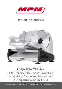 Manuál MPM MKR-04M Kráječ