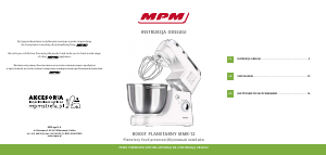 Instrukcja MPM MMR-12 Mikser