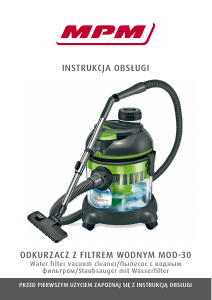 Instrukcja MPM MOD-30 Odkurzacz