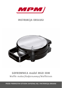 Instrukcja MPM MGO-30M Gofrownica
