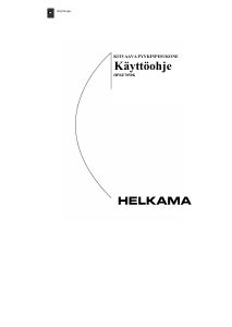 Käyttöohje Helkama HPKE7050K Pesukone