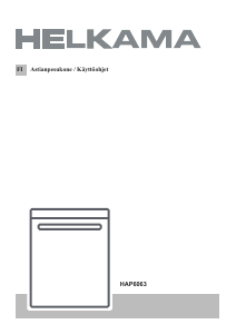 Käyttöohje Helkama HAP6063 Astianpesukone