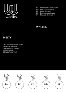 Manual Weelko WKE005 Wax Warmer
