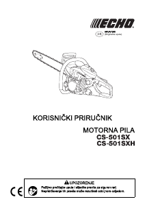 Priručnik Echo CS-501SX Motorna pila