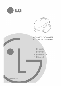 Manual LG V-C4440HTV Vacuum Cleaner