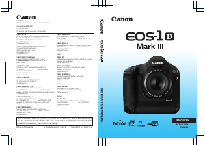 Handleiding Canon EOS 1D Mark III Digitale camera