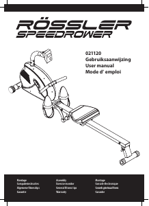 Manual Rössler 021120 Speedrower Rowing Machine