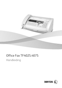 Handleiding Xerox TF4025 Faxapparaat