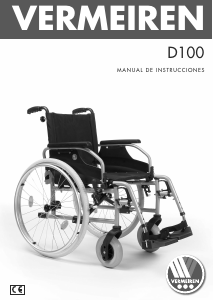 Manual de uso Vermeiren D100 Silla de ruedas
