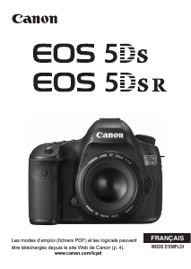 Mode d’emploi Canon EOS 5DS Appareil photo numérique