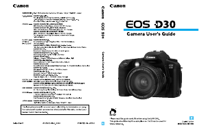 Handleiding Canon EOS D30 Digitale camera