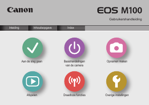 Handleiding Canon EOS M100 Digitale camera