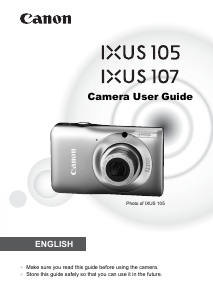 Handleiding Canon IXUS 105 Digitale camera