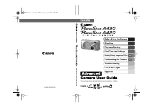 Handleiding Canon PowerShot A430 Digitale camera