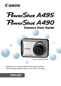 Handleiding Canon PowerShot A495 Digitale camera