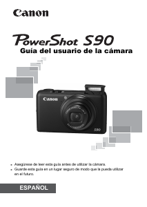 Manual de uso Canon PowerShot S90 Cámara digital