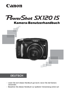 Bedienungsanleitung Canon PowerShot SX120 IS Digitalkamera