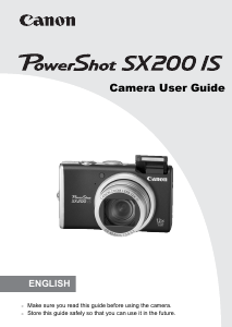 Handleiding Canon PowerShot SX200 IS Digitale camera