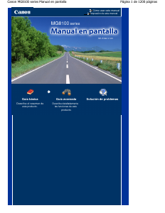Manual de uso Canon Pixma MG8140 Impresora multifunción
