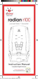 Handleiding Diono Radian r100 Autostoeltje