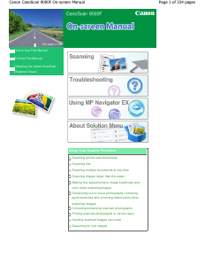 Handleiding Canon CanoScan 9000F Scanner