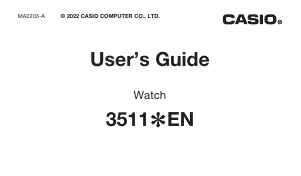 Handleiding Casio Collection WS-1400H-4AVEF Horloge