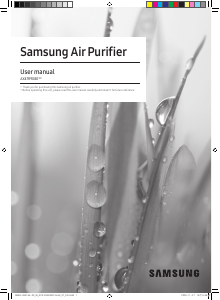 Manual Samsung AX47R9080SS/ST Air Purifier