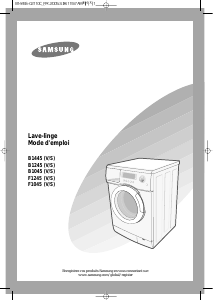 Mode d’emploi Samsung B1245V Lave-linge