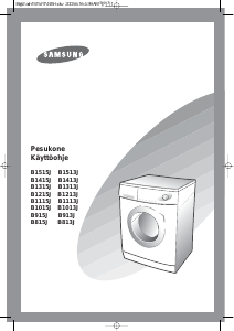 Käyttöohje Samsung B1415J Pesukone