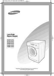 Mode d’emploi Samsung B1445V Lave-linge