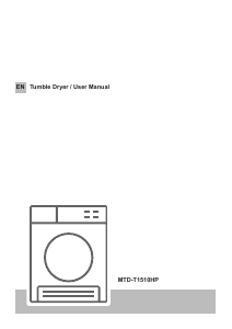 Manual Malloca MTD-T1510HP Dryer