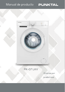 Manual de uso Punktal PK-07 LAV Lavadora