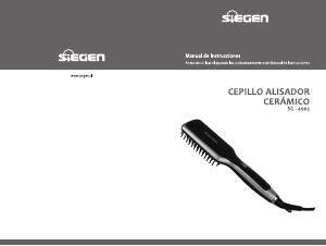 Manual de uso Siegen SG-4905 Plancha de pelo