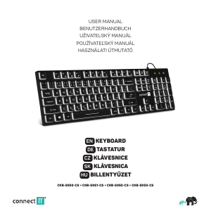 Manuál Connect IT CKB-5053-CS Klávesnice