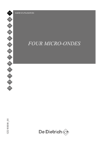 Manuale De Dietrich DKE7335BB Microonde