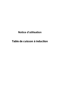 Mode d’emploi BSK SKI36 Table de cuisson