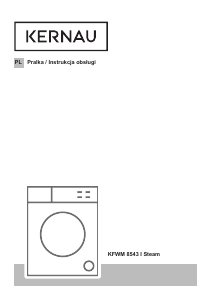 Instrukcja Kernau KFWM 8543 I Steam Pralka