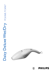 Manual de uso Philips FC6068 Daisy Deluxe Aspirador de mano