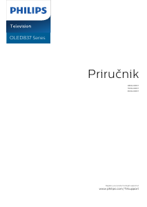 Priručnik Philips 55OLED837 OLED televizor