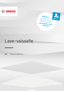 Mode d’emploi Bosch SRI4HKS53EB Lave-vaisselle