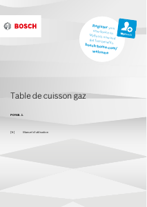 Mode d’emploi Bosch POY6B6B10 Table de cuisson