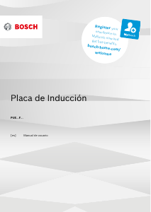 Manual de uso Bosch PUE612FF1Y Placa