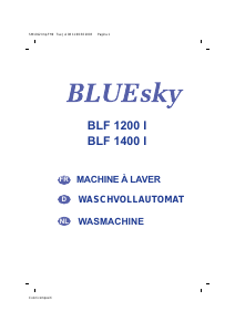 Mode d’emploi Bluesky BLF 1200 I Lave-linge