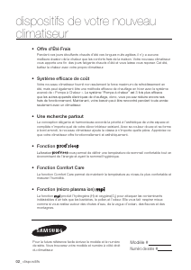Mode d’emploi Samsung AQV09EWCX Climatiseur